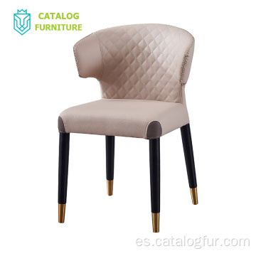 Silla de comedor de plástico para muebles de comedor